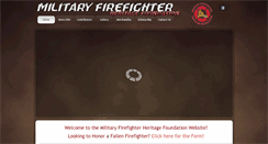 Desktop Screenshot of militaryfirefighterheritage.com
